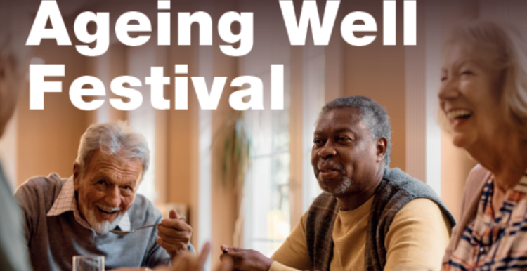 Older people enjoying time together