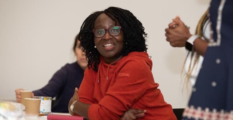 A woman at Healthwatch's Healthy Brain event