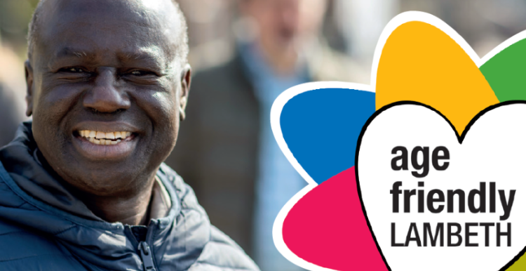 An older gentleman having his photo taken