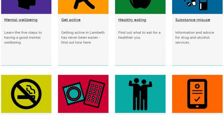 lambeth council your health logo