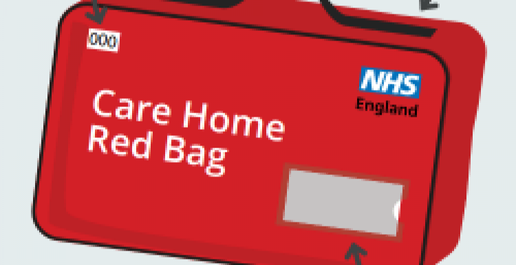 A picture of the red bag 