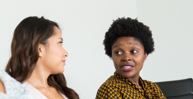 lady in GP waiting room
