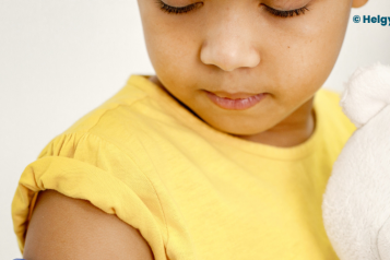 a child having a vaccination