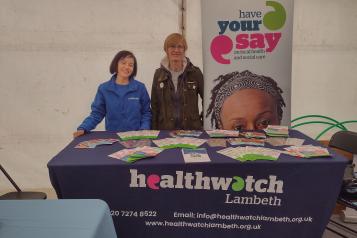 Anna and Sarah at the Lambeth Country Show.