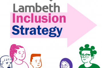 Image with the text Lambeth Inclusion Strategy
