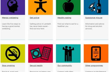 lambeth council your health logo