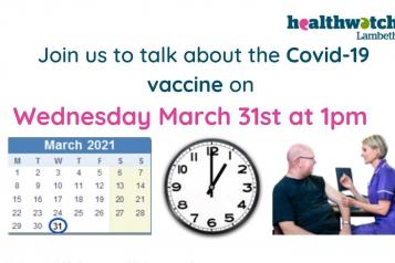 Vaccine rollout webinar event banner