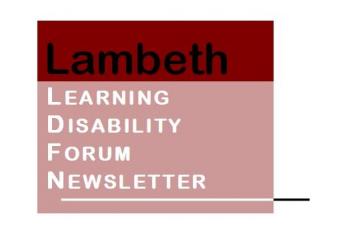 Lambeth Learning disability assembly Newsletter logo