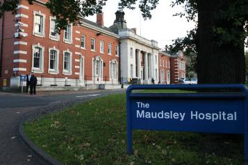a photo of the South London and Maudsley trust sign